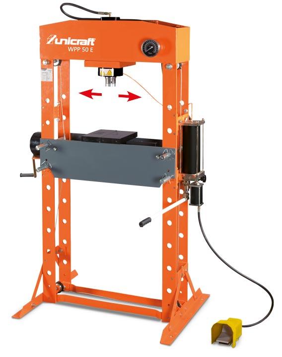 Hydraulický dílenský lis UNICRAFT WPP50E