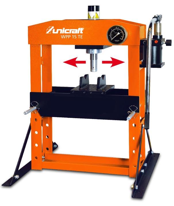Stolní hydraulický dílenský lis UNICRAFT WPP15TE