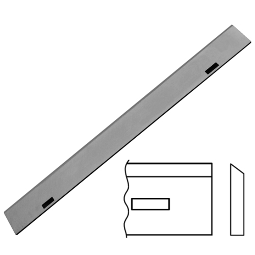 Sada hoblovacích nožů pro KDR 302 Hoblovací nůž 310x30x3 mm HS - s drážkami - typ ROJEK